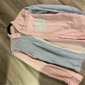 Patchwork button Down